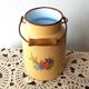 Enameled milk jug