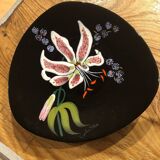 Longwy enamel decorative plate