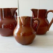 Set of 3 antique pitchers