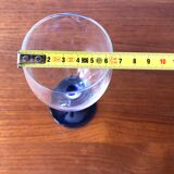 Vintage cobalt blue stemmed lenses