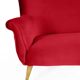 Three-seater velvet canapé in burgundy, Germany 1960s, restored.