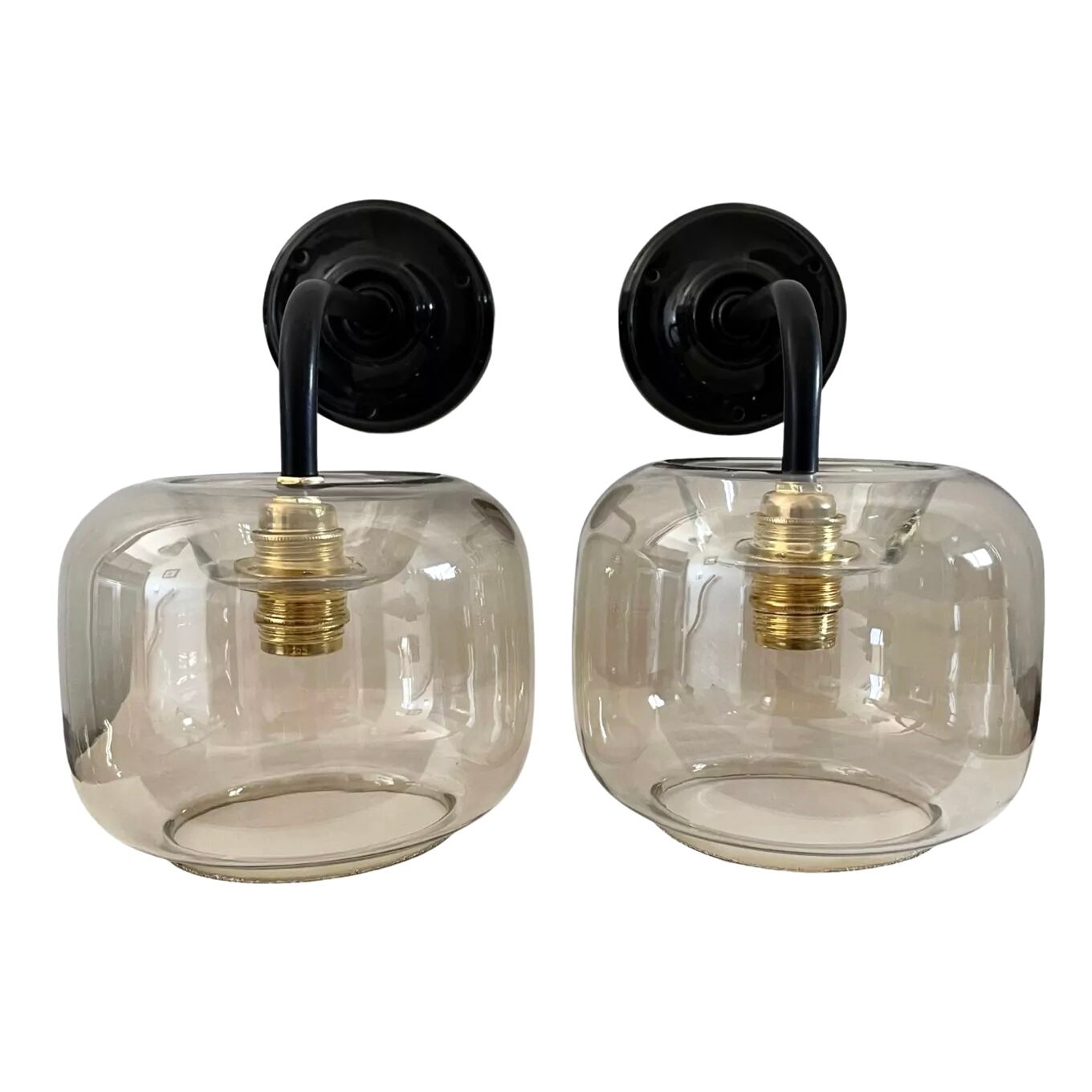 Set of two vintage wall sconces