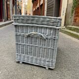 Wicker trunk early twentieth century