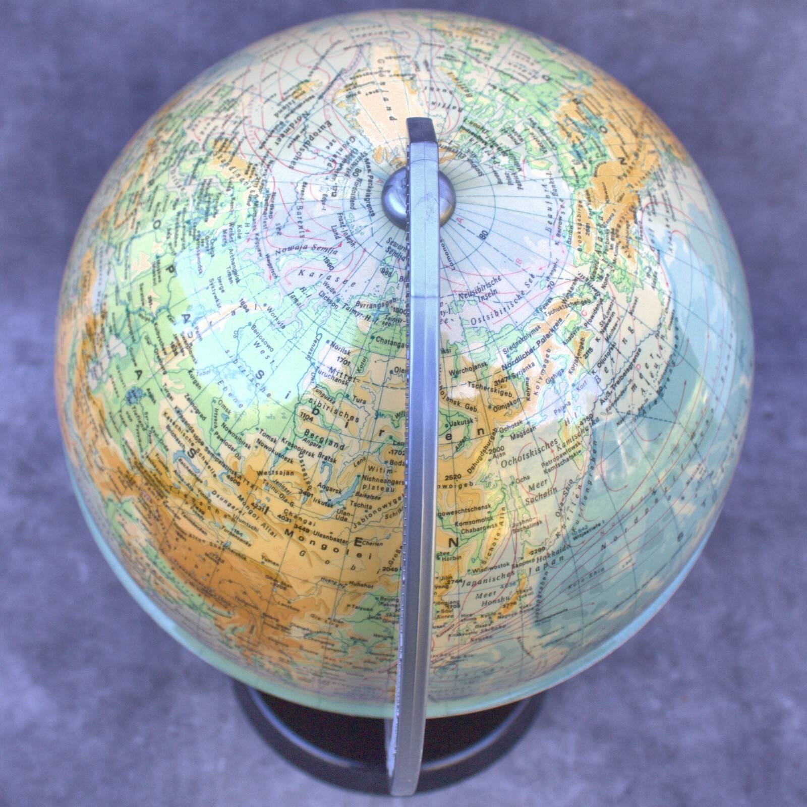 Vintage Räths German GDR Globe 1979 Office Home Decor