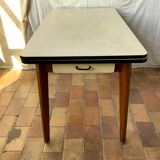 Formica kitchen table and wood