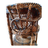 Emmanuelle rattan armchair