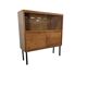Vitrine / meuble bar / armoire vintage en bois