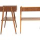 Set of 2 Scandinavian teak bedside tables, Carlström, Sweden, 1960