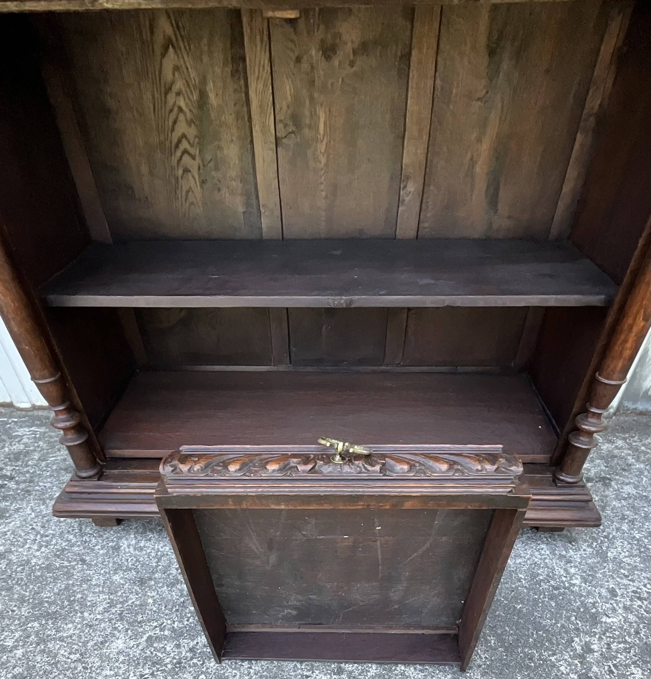 Solid Oak Storage Unit – Country Style, Late 19th Century