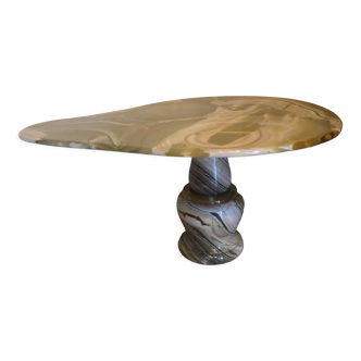 Pedestal table coffee table