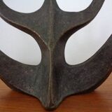 Brutalist Bronze Candleholder by Michael Harjes, 1960s
