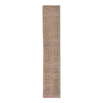 Vintage Turkish hallway rug 59x291 cm