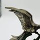 Art Deco Paradise Bird Bookends in Onyx