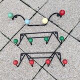 Vintage ball coat racks