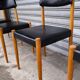 Set of four Scandinavian teak chairs 1960