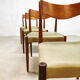 Set of 4 Danish chairs Niels O. Møller for J.L. Møller møbelfabrik
