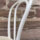 2 chaises bistrot shabby chic bois courbé vintage