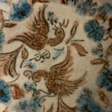 Blue glazed ceramic cup Cazaux Biarritz