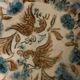 Blue glazed ceramic cup Cazaux Biarritz