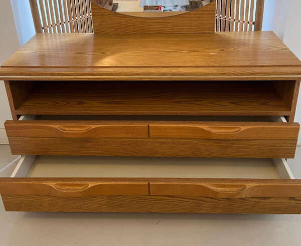 Commode coiffeuse avec miroir