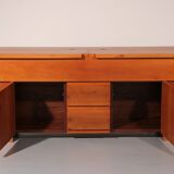 Torbecchia sideboard in walnut by Giovanni Michelucci for Poltronova, 1964