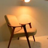 Old and rare Stilnovo wall light, red and black lacquered metal and brass With period label