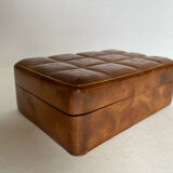 Leather jewelry box