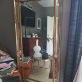 Large mirror has parcloses sheaf of wheat  96x186cm