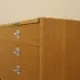 Commode en chêne danois et en frêne plaqué avec un dessus extensible, années 1970