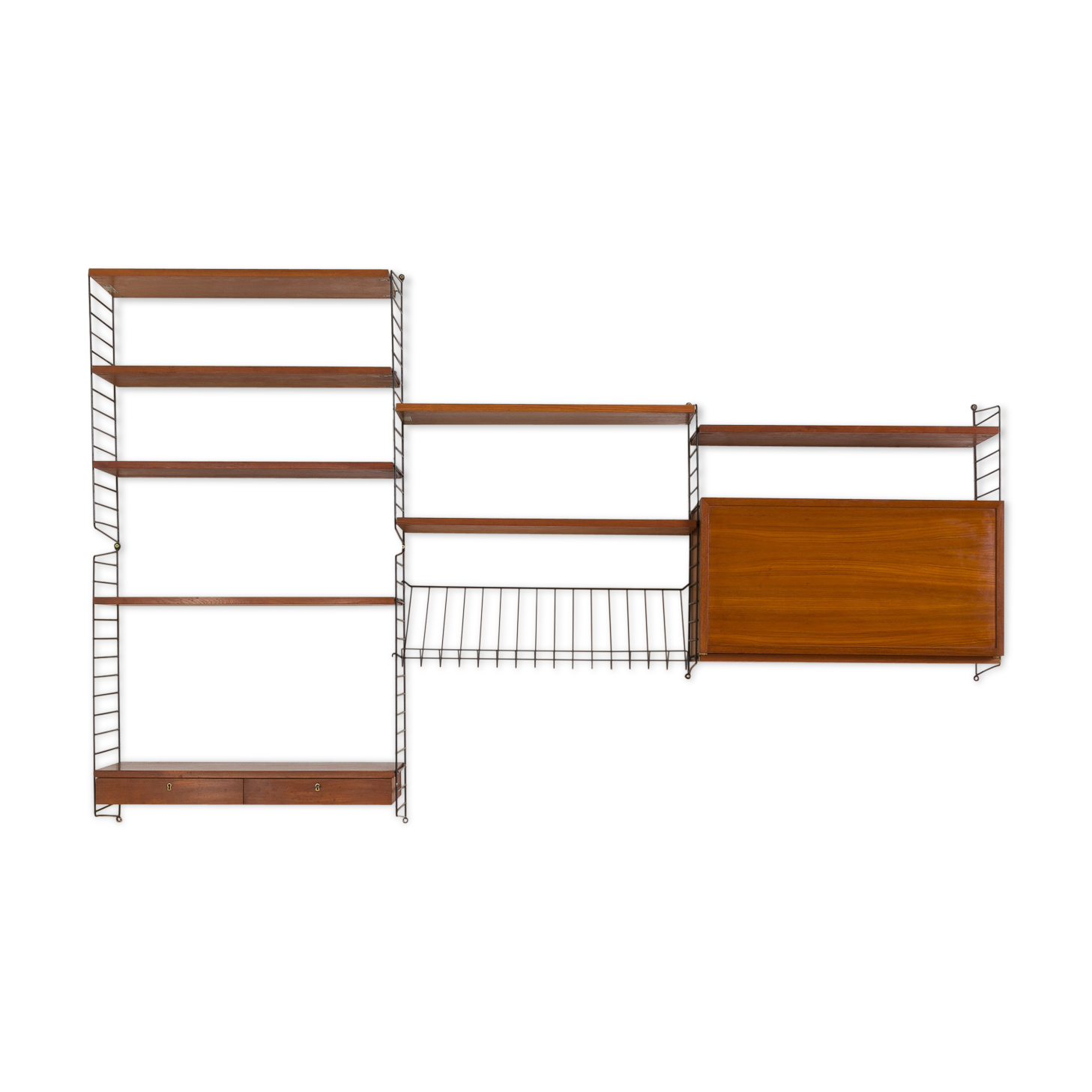 String wall unit from 1964 by Strinning, Sweden