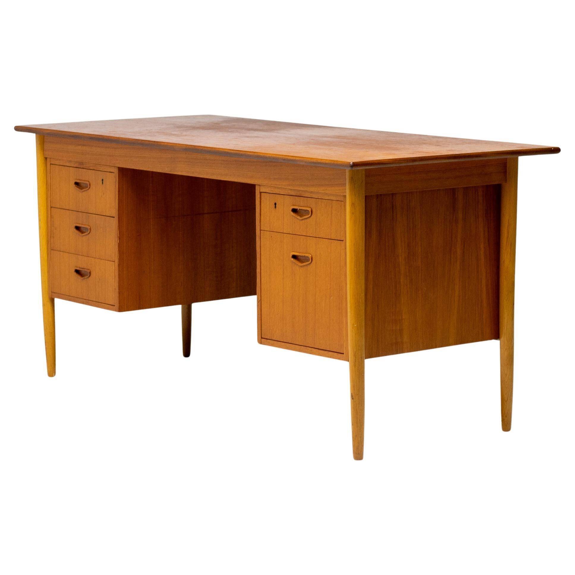 H.P. Danish modern bureau in teak