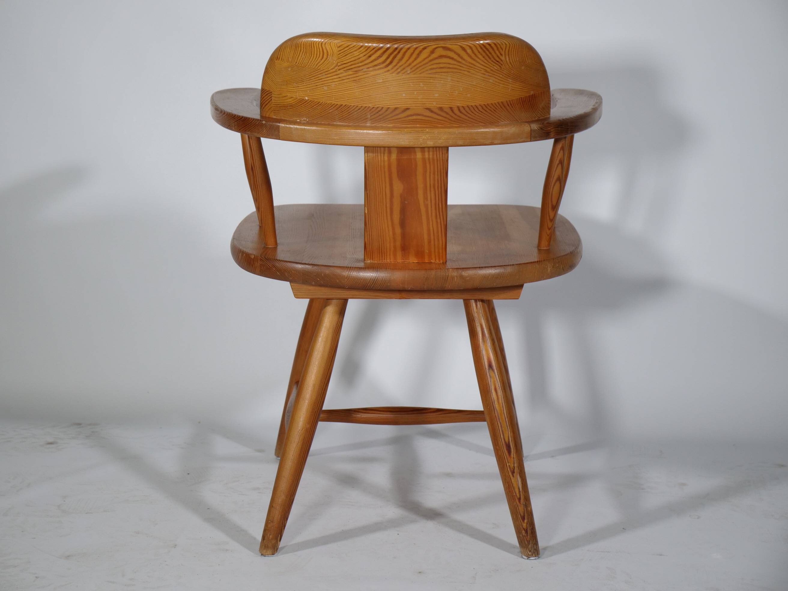 Fauteuils design scandinave en pin par Asko années 1970