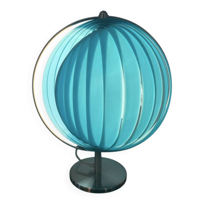 Lampe Kare Design modèle Moon Bleu