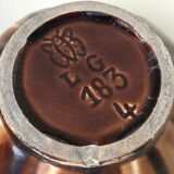 Art deco ceramic pot cover