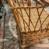 Wicker armchair