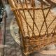 Wicker armchair