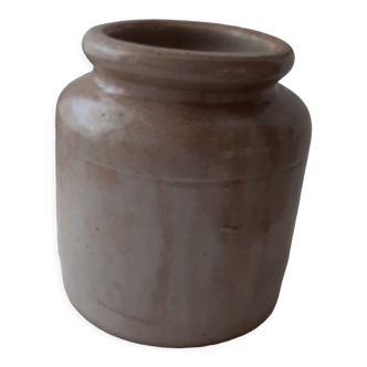 Old glazed stoneware pot