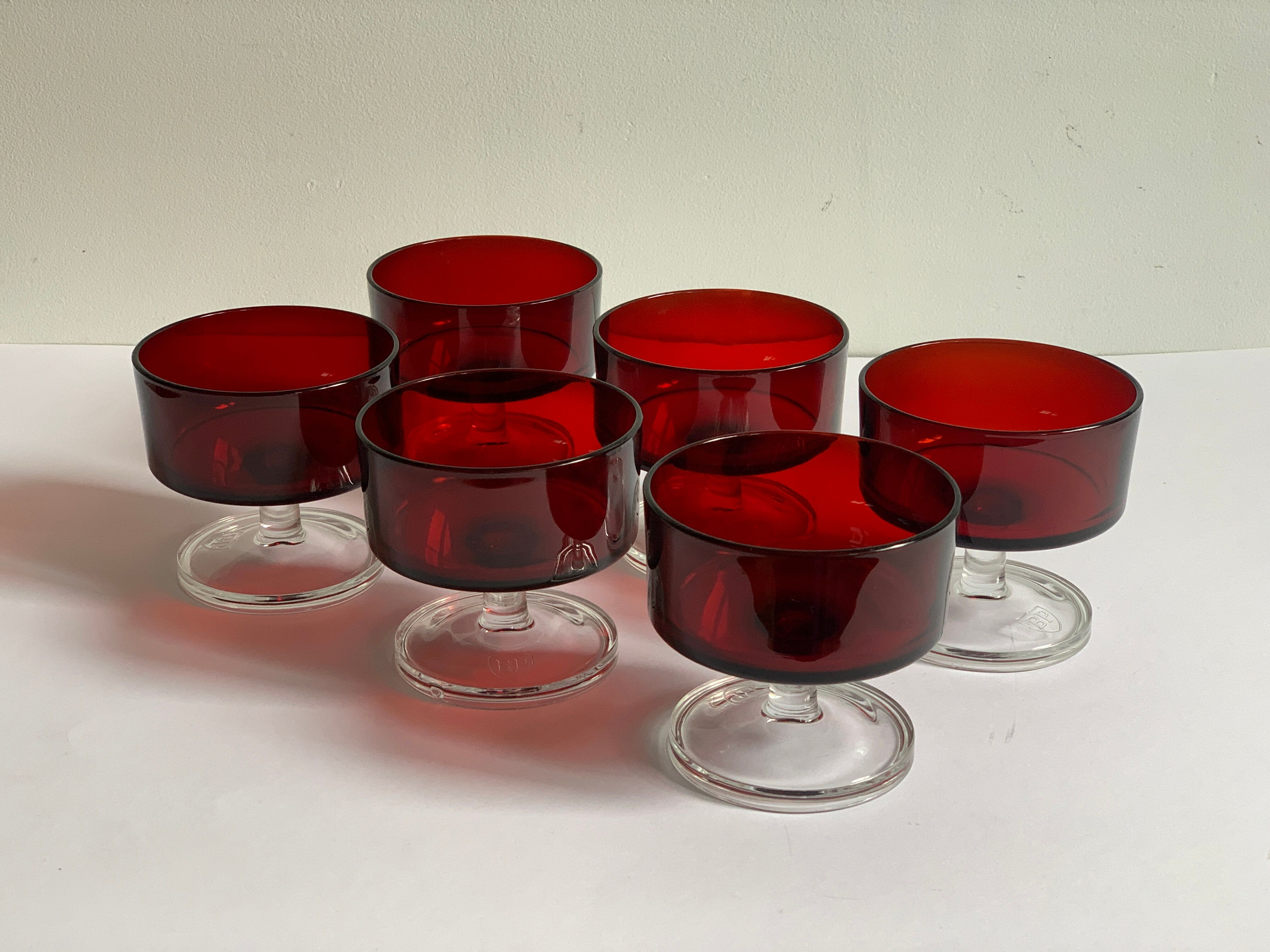 Glass of vintage champagne