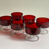 Glass of vintage champagne