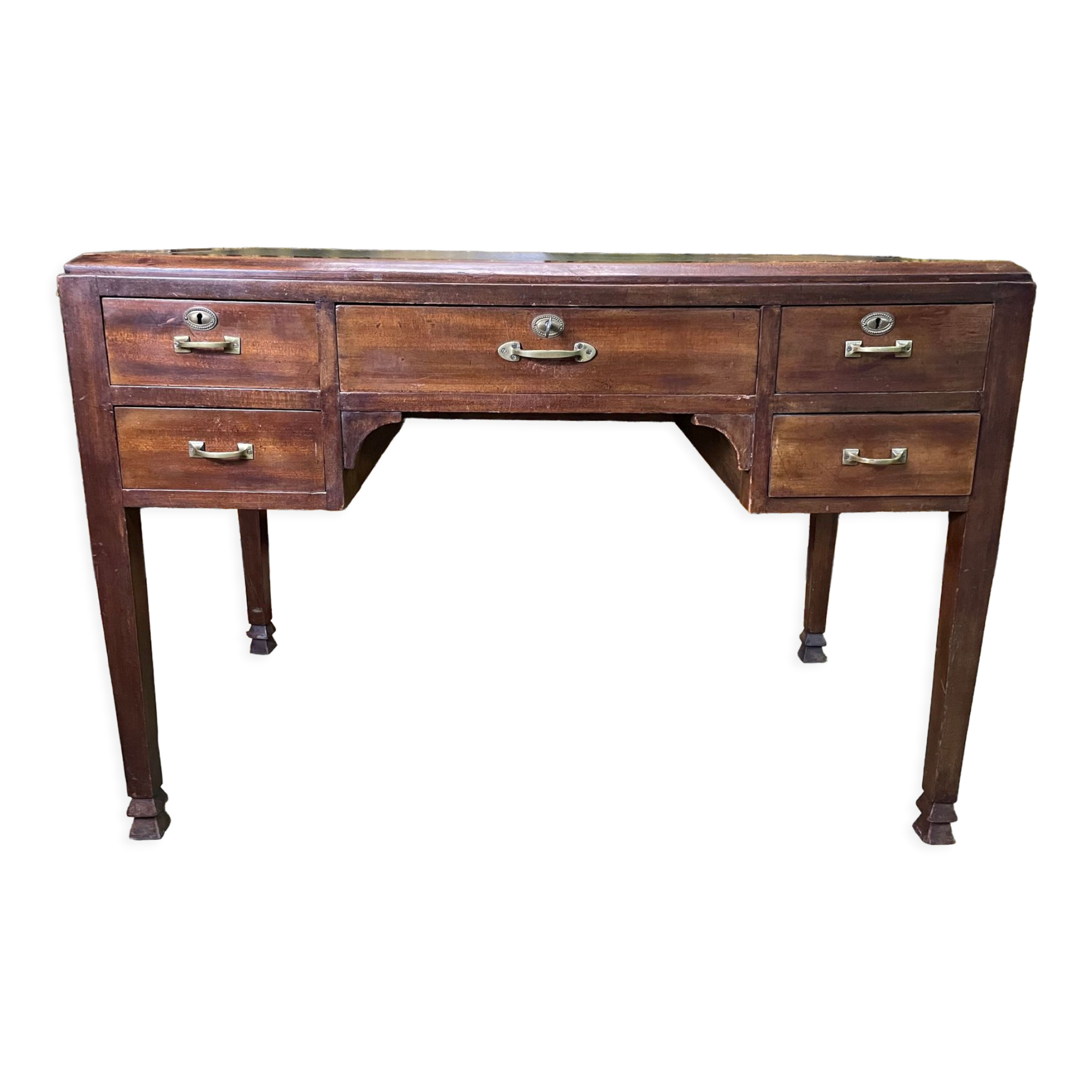 Art Deco era mahogany desk