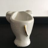 Empty elephant pocket in porcelain of the 70s stamped Capodimonte