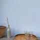 Rattan top and woven wood 1970