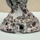 Ceramic candle holder fat lava