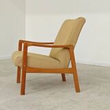 Pair of cream living room armchairs Jitona Sobeslav 1960