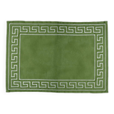 Sets de table grecs brodés en vert