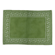 Green embroidered Greek placemats