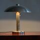 Restored Bauhaus Table Lamp, by Franta Anýž, New Electrification, Czech, 1920s