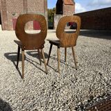 Pair of Baumann Fourmi chairs