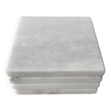 4 marble coasters