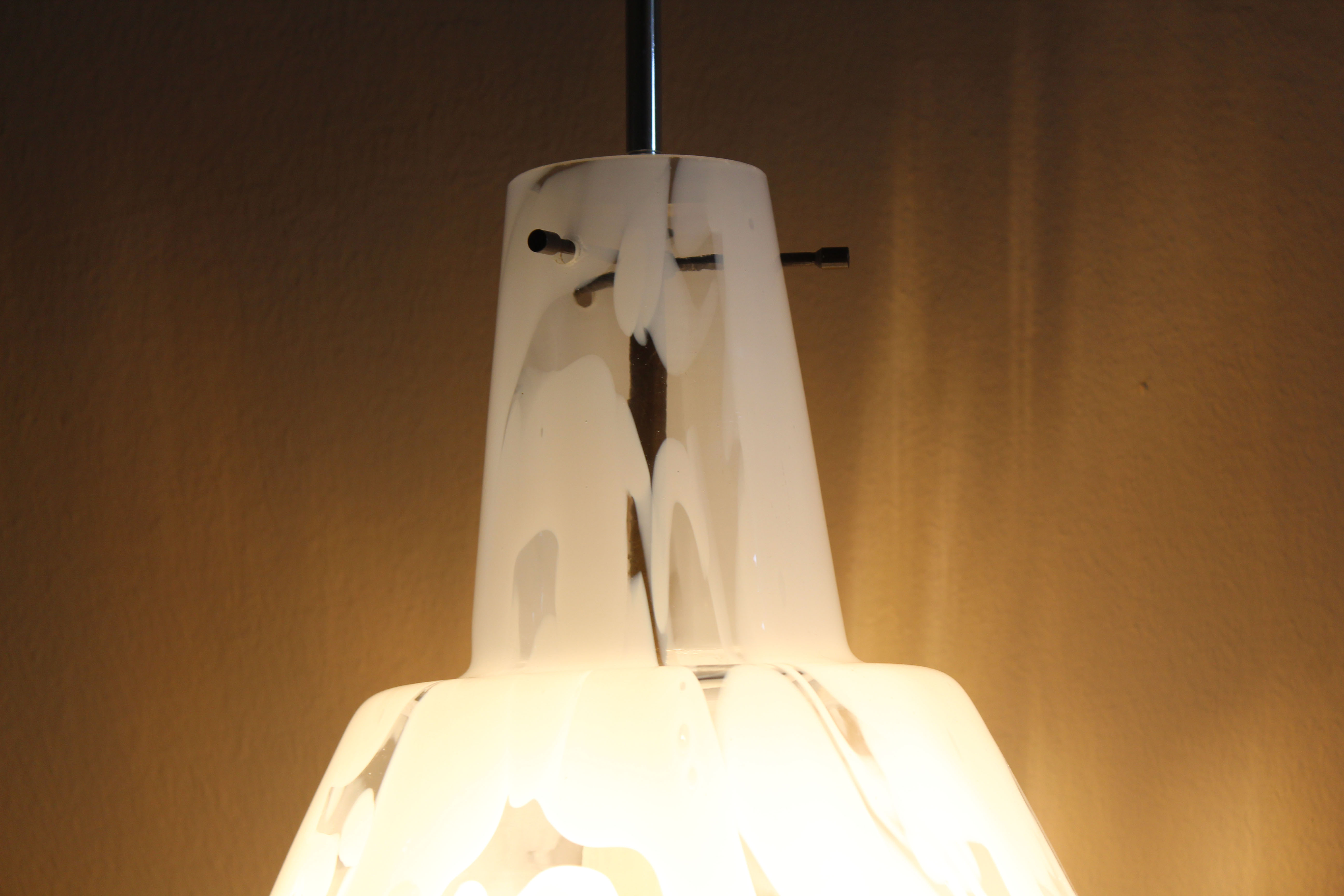 Italy Murano glass celing lamp, 1970s